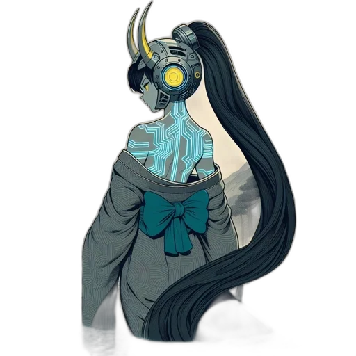 mask, dress, creature, robot transparent PNG cut-out