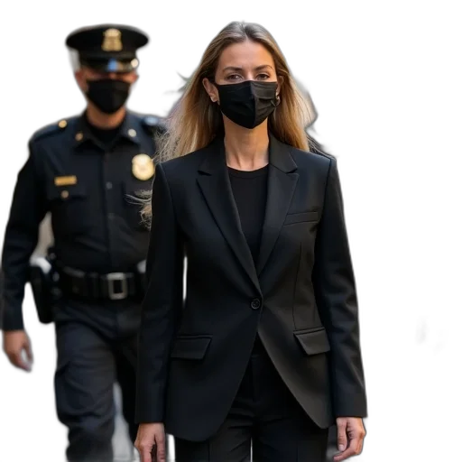 mask, jacket, dress, staff transparent PNG cut-out