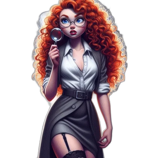 staff, dress, comic book art, concept art transparent PNG cut-out