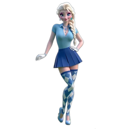 dress, 3d render, concept art, cartoon transparent PNG cut-out