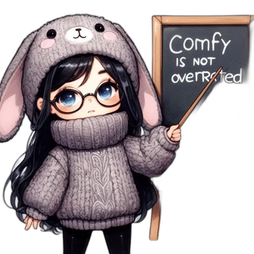 anime, watercolor, cartoon, concept art transparent PNG cut-out