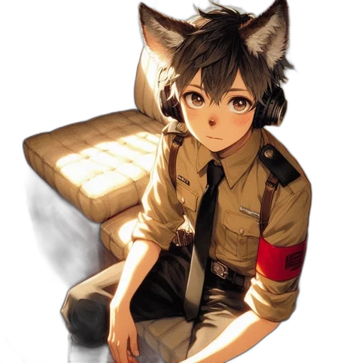 animal, staff, hat, creature transparent PNG cut-out