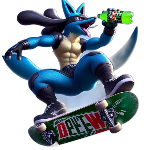 concept art, 3d render, vaporwave, cartoon transparent PNG cut-out