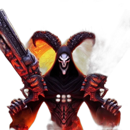 mask, robot, weapon, creature transparent PNG cut-out