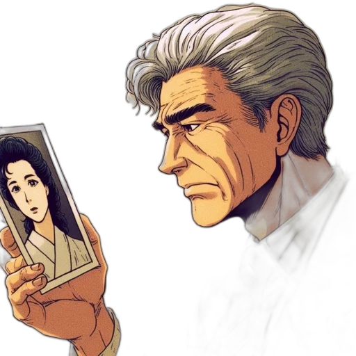 face, weapon, hair, jacket transparent PNG cut-out