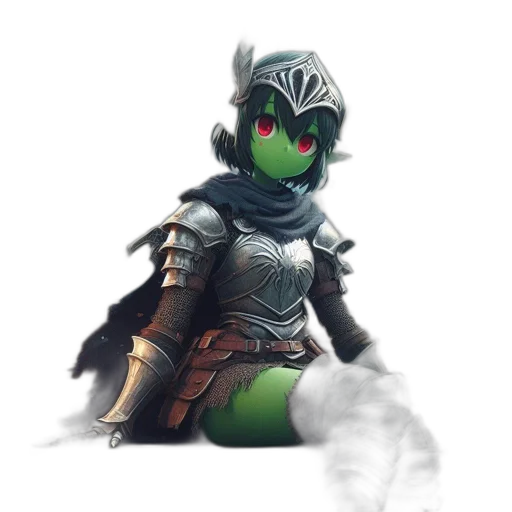 dragon, staff, sword, mask transparent PNG cut-out