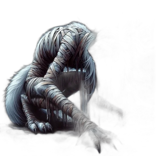creature, hair, animal, dragon transparent PNG cut-out