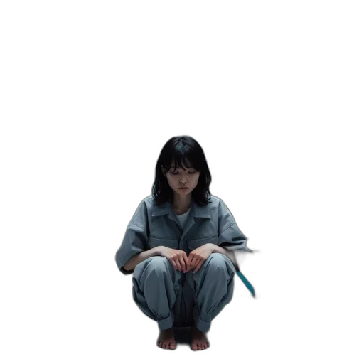 jacket, umbrella, staff, robot transparent PNG cut-out