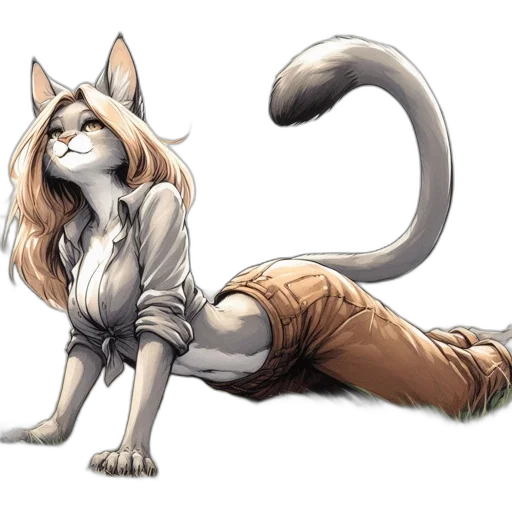 staff, animal, concept art, fantasy art transparent PNG cut-out