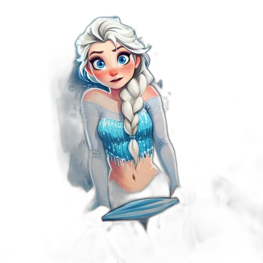 dress, concept art, fantasy art, watercolor transparent PNG cut-out