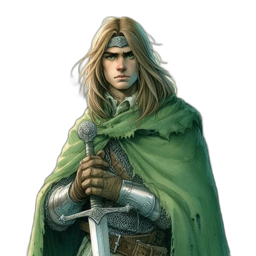 sword, staff, weapon, fantasy art transparent PNG cut-out