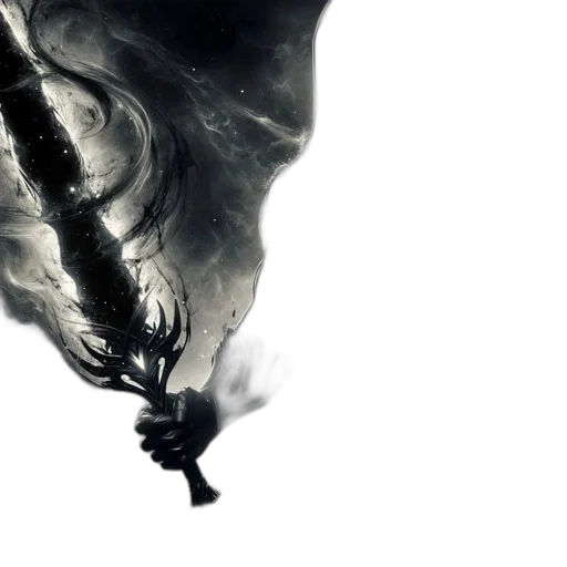 dragon, sword, creature, umbrella transparent PNG cut-out