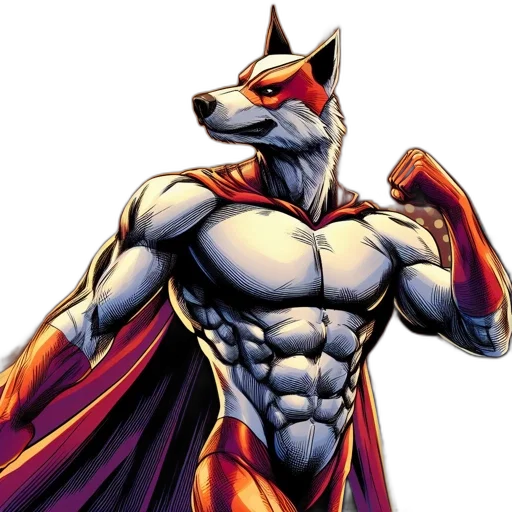 animal, mask, comic book art, concept art transparent PNG cut-out