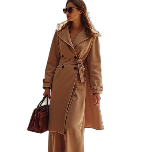 jacket, dress, earth tones, golden transparent PNG cut-out