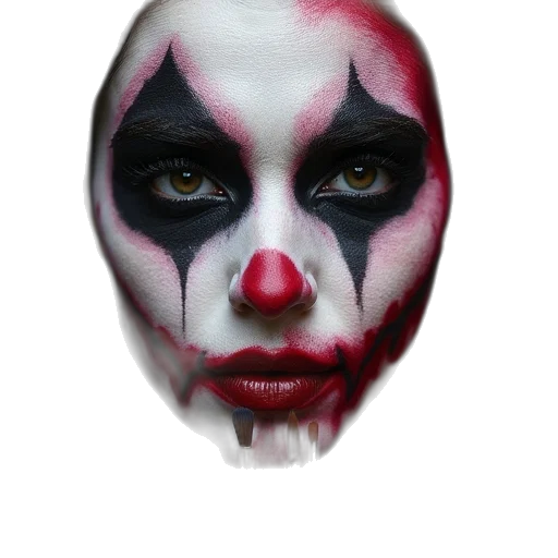 mask, face, creature, photorealistic transparent PNG cut-out