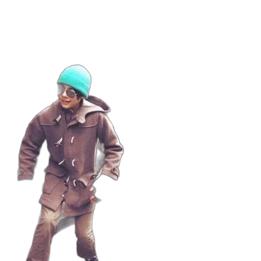 jacket, hat, staff, mask transparent PNG cut-out