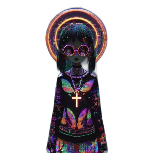staff, mask, dress, jewelry transparent PNG cut-out