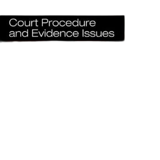 courts, procedure, evidence, issues transparent PNG cut-out