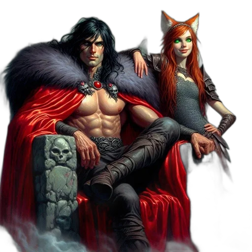 comic book art, fantasy art, concept art, male transparent PNG cut-out