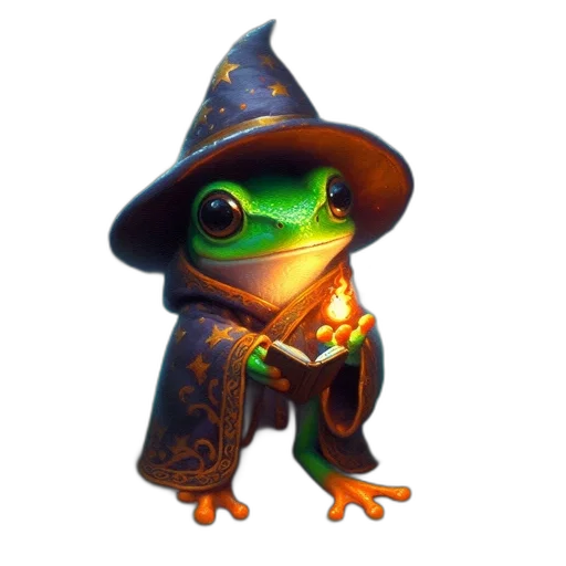 staff, dragon, hat, creature transparent PNG cut-out
