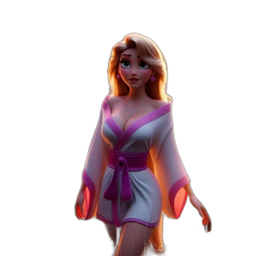 dress, 3d render, concept art, fantasy art transparent PNG cut-out
