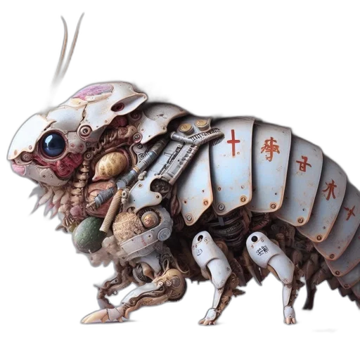 dragon, creature, animal, robot transparent PNG cut-out
