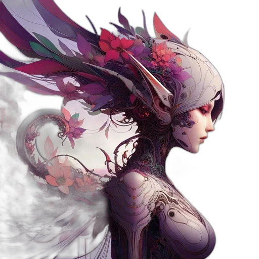 dress, dragon, fantasy art, concept art transparent PNG cut-out