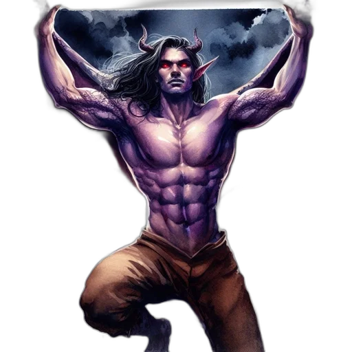 fantasy art, comic book art, concept art, photorealistic transparent PNG cut-out