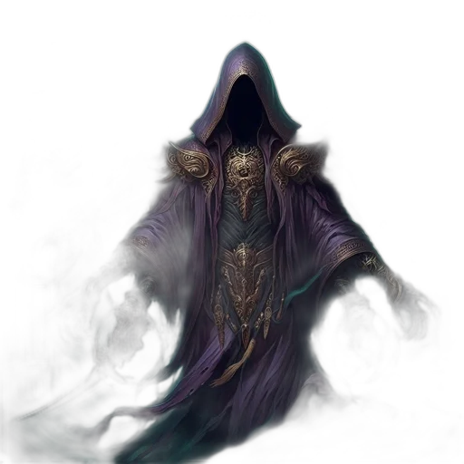 mask, staff, jacket, creature transparent PNG cut-out