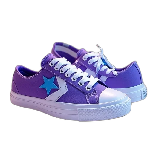 shoes, vaporwave, 3d render, pastel transparent PNG cut-out