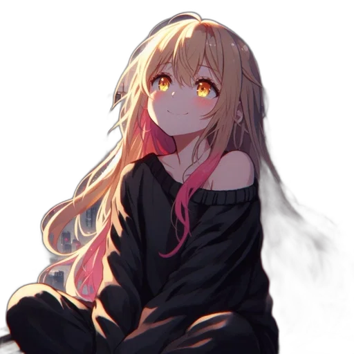 dress, jacket, face, creature transparent PNG cut-out
