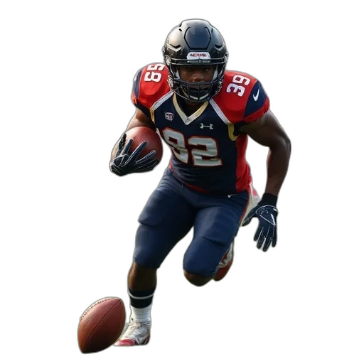 high, school, football, player transparent PNG cut-out