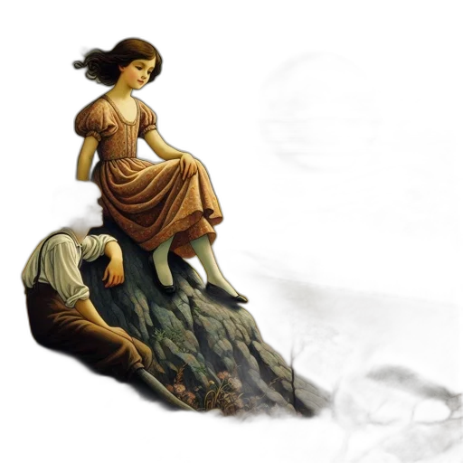 dress, dragon, fantasy art, concept art transparent PNG cut-out