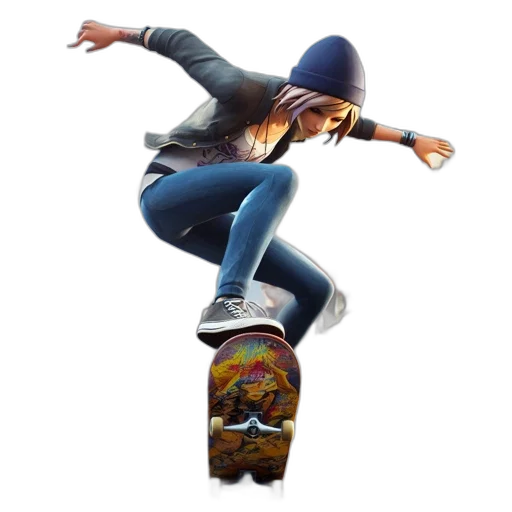 jacket, hat, concept art, 3d render transparent PNG cut-out