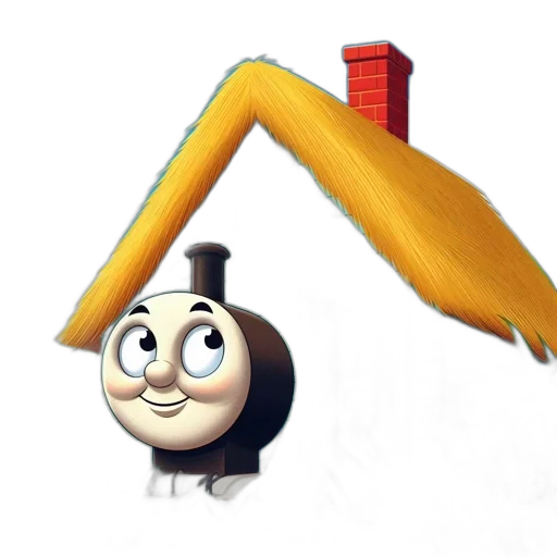 hair, staff, hat, weapon transparent PNG cut-out