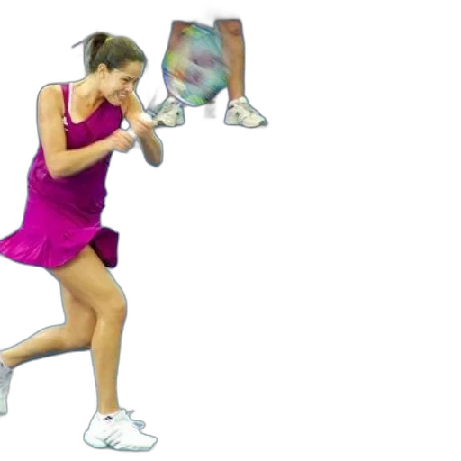 female, tennis, player, pink transparent PNG cut-out