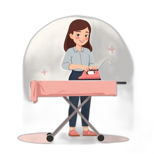 staff, furniture, umbrella, 3d render transparent PNG cut-out