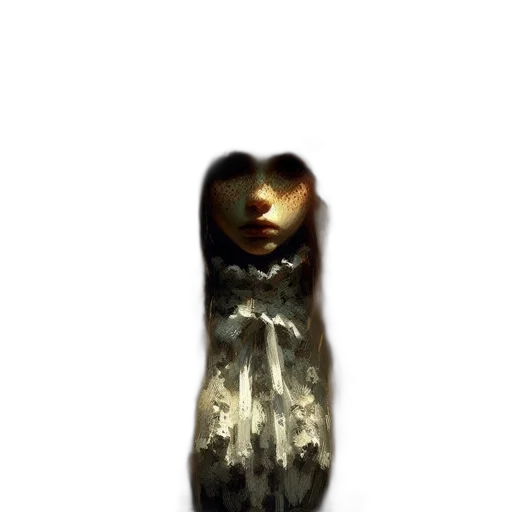mask, creature, staff, face transparent PNG cut-out