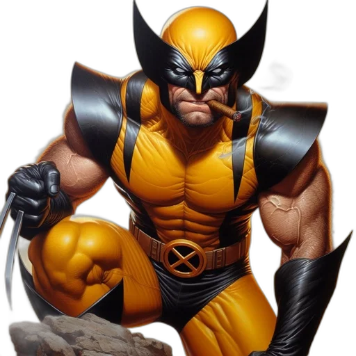 comic book art, concept art, 3d render, imposing transparent PNG cut-out