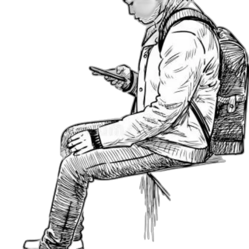 jacket, staff, face, weapon transparent PNG cut-out