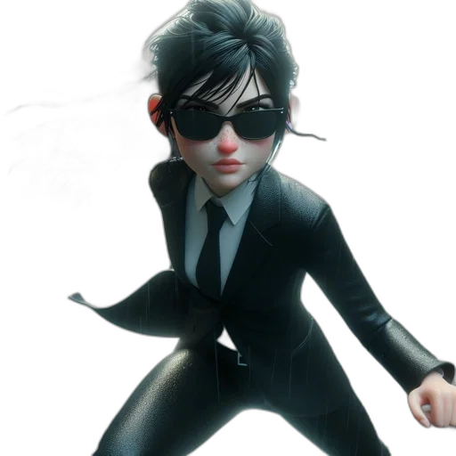 jacket, concept art, 3d render, comic book art transparent PNG cut-out