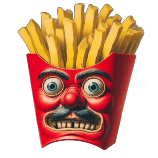 food, robot, face, mask transparent PNG cut-out