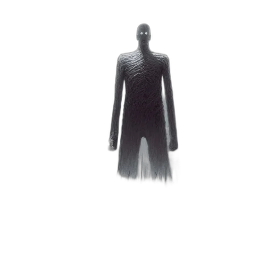 jacket, creature, staff, robot transparent PNG cut-out