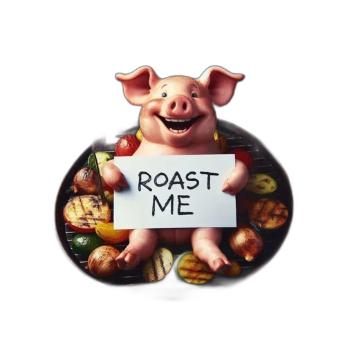 food, photorealistic, 3d render, anthropomorphic transparent PNG cut-out
