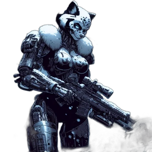 robot, weapon, animal, concept art transparent PNG cut-out