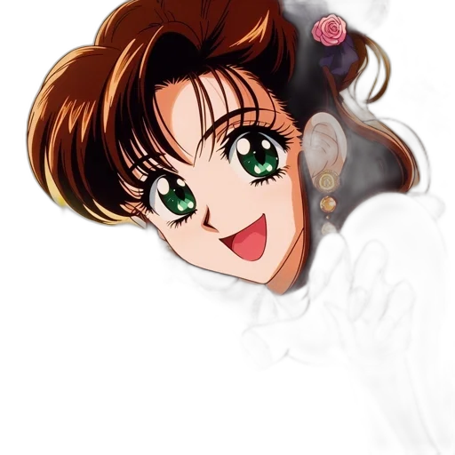 face, weapon, jacket, hair transparent PNG cut-out