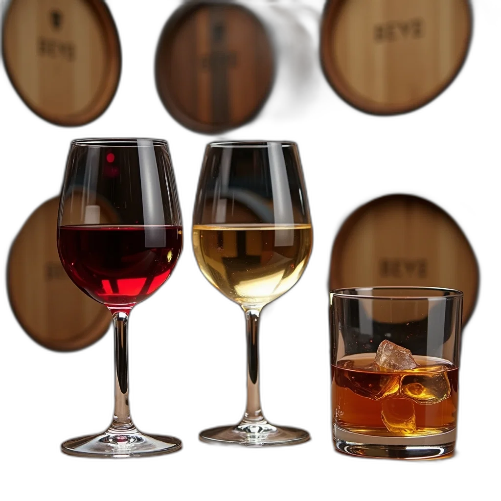 bottle, 3d render, earth tones, glass transparent PNG cut-out