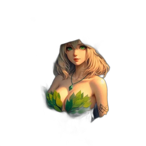 staff, dress, face, jewelry transparent PNG cut-out