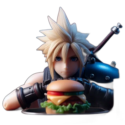 food, weapon, animal, 3d render transparent PNG cut-out
