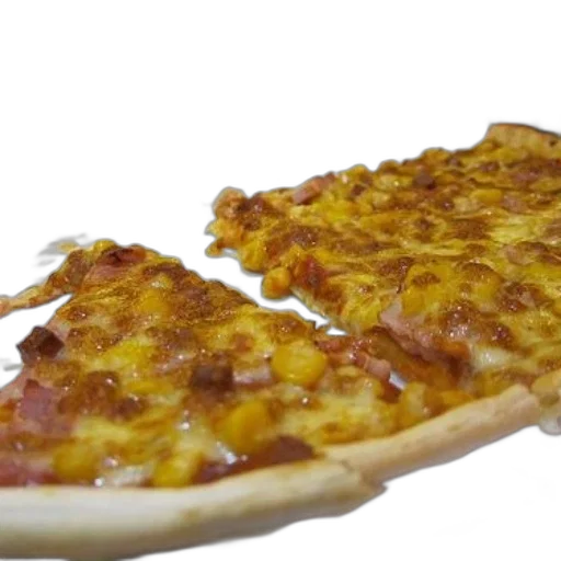 food, 3d render, close-up, pizza transparent PNG cut-out